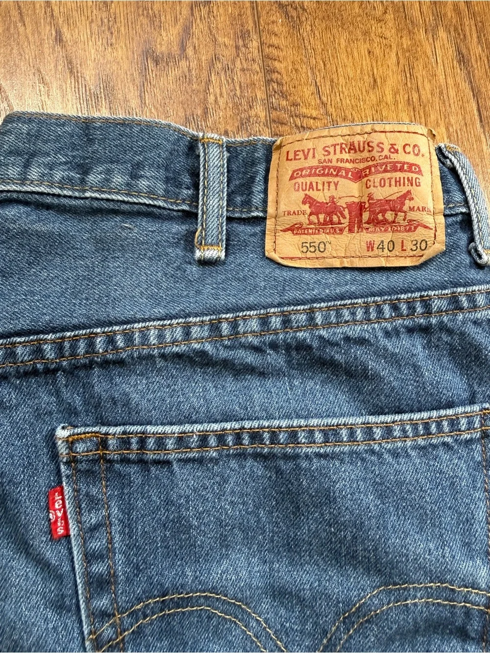 Levi’s 550 Relaxed Fit Jeans W40 L30 Baggy Denim Y2K